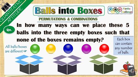 how to divide balls into boxes